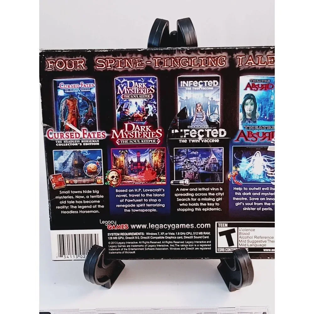 American Horror: Super Scary Hidden Object Mysteries, 4 Spine Tingling (PC Game)